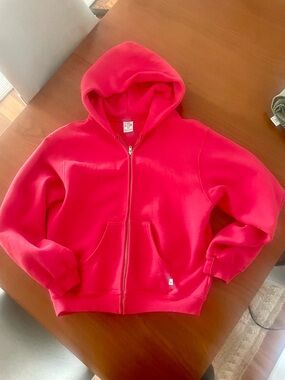 Akimbo Unisex Red Full-Zip Hoodie size M